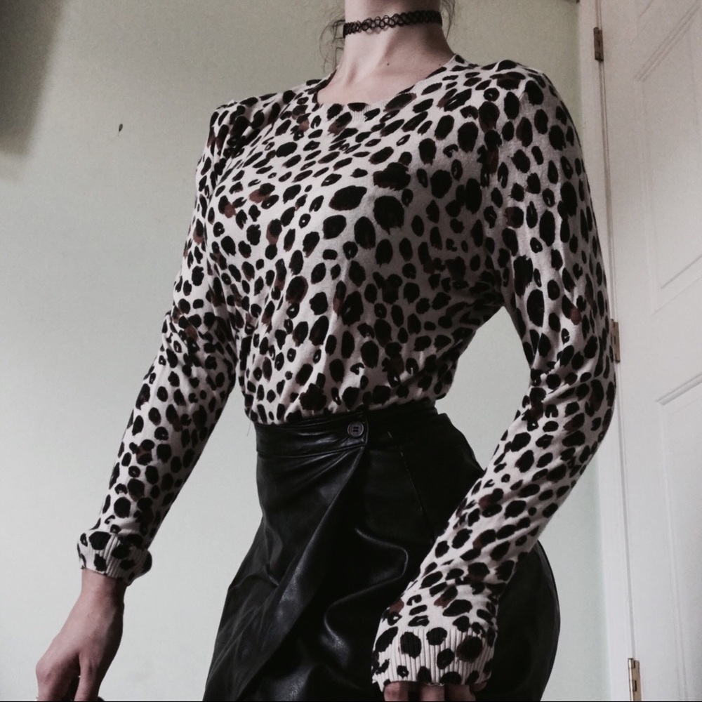 Cheetah sweater